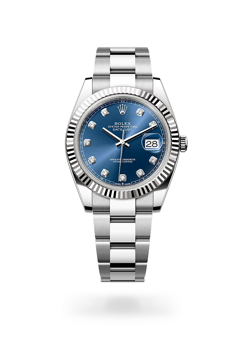 Rolex Datejust 41腕錶白色黃金鋼（蠔式鋼與白色黃金的組合）款，M126334-0015 | 正泰鐘錶