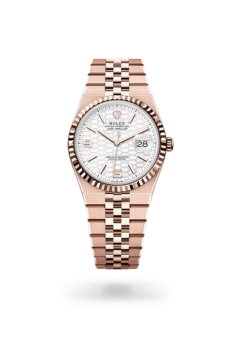 Rolex Land-Dweller 36 腕錶 蠔式，36毫米，永恒玫瑰金，M127235-0001 | 正泰鐘錶