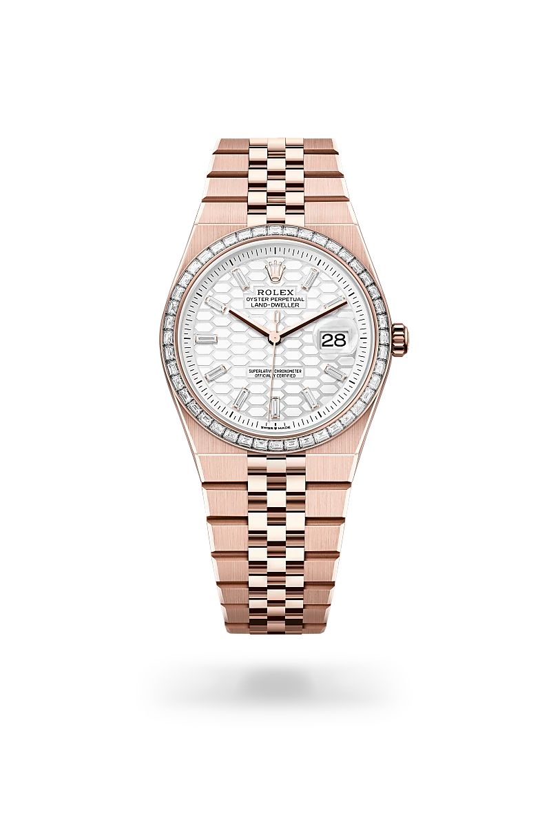 Rolex Land-Dweller 36腕錶18K永恒玫瑰金款，M127285TBR-0002 | 正泰鐘錶