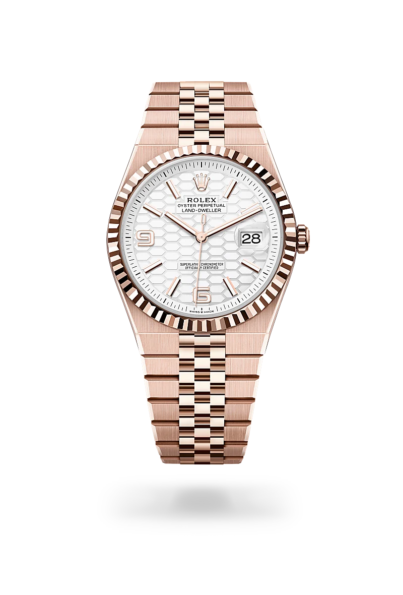 Rolex Land-Dweller 40 腕錶 蠔式，40毫米，永恒玫瑰金，M127335-0001 | 正泰鐘錶