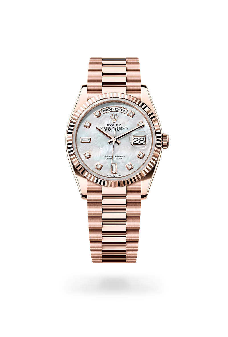 Rolex Day-Date 36腕錶18K永恒玫瑰金款，M128235-0029 | 正泰鐘錶