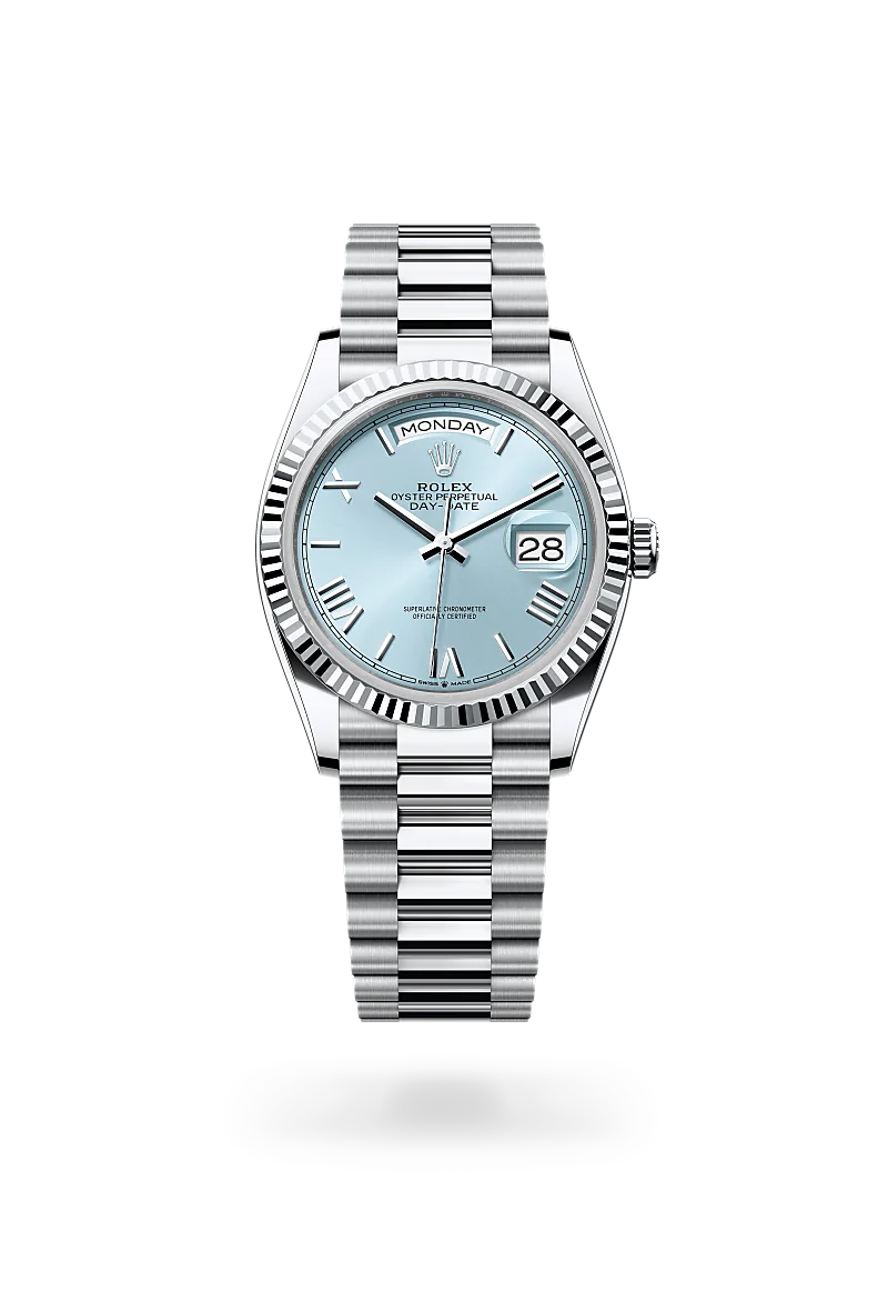 Rolex Day-Date 36 腕錶 蠔式，36毫米，鉑金，M128236-0018 | 正泰鐘錶