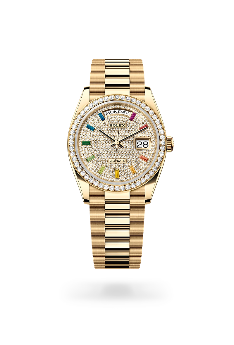 Rolex Day-Date 36腕錶18K黃金款，M128348RBR-0030 | 正泰鐘錶