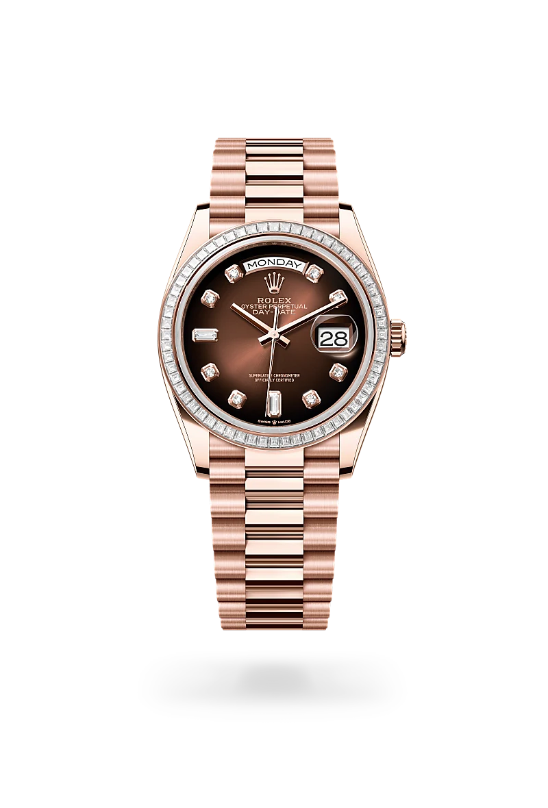 Rolex Day-Date 36腕錶18K永恒玫瑰金款，M128395TBR-0004 | 正泰鐘錶