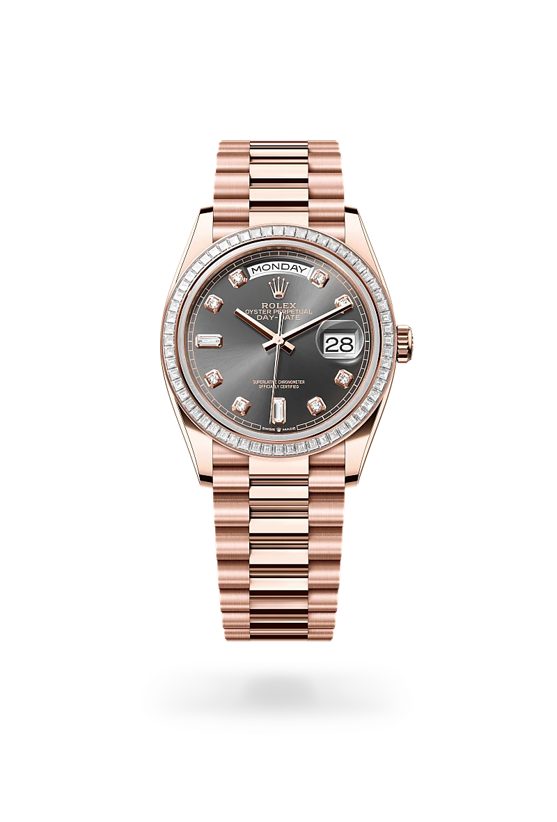 Rolex Day-Date 36腕錶18K永恒玫瑰金款，M128395TBR-0012 | 正泰鐘錶
