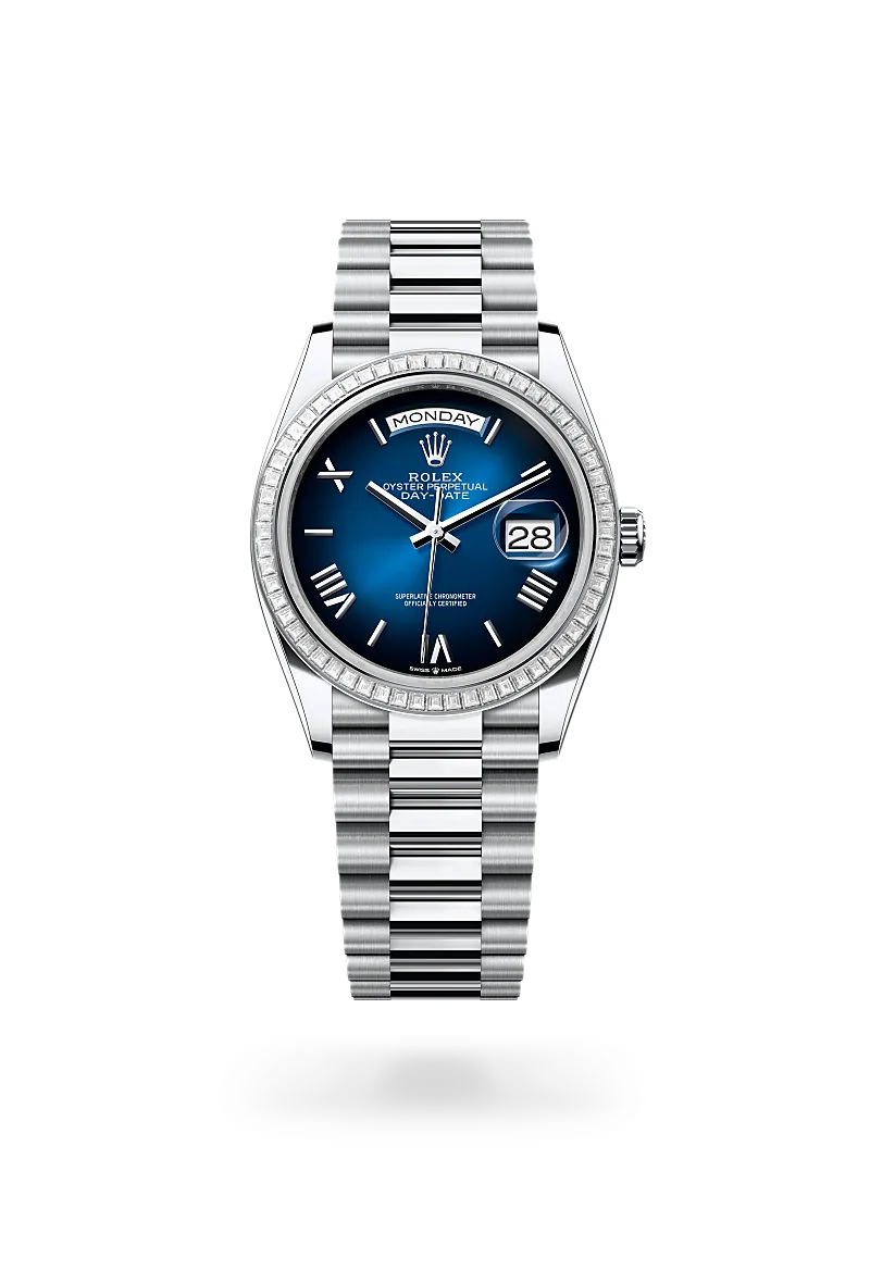 Rolex Day-Date 36腕錶鉑金款，M128396TBR-0021 | 正泰鐘錶