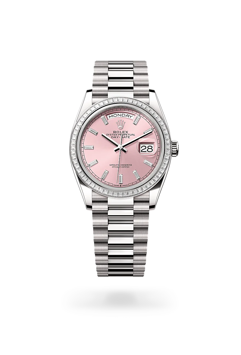Rolex Day-Date 36腕錶18K白色黃金款，M128399TBR-0029 | 正泰鐘錶