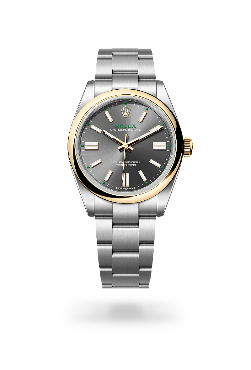 Rolex Oyster Perpetual 41腕錶黃金鋼（蠔式鋼與黃金的組合）款，M134303-0001 | 正泰鐘錶