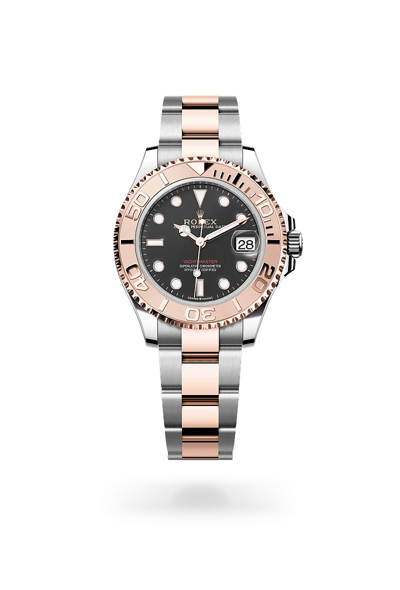 Rolex Yacht-Master 37腕錶永恒玫瑰金鋼（蠔式鋼與永恒玫瑰金的組合）款，M268621-0004 | 正泰鐘錶