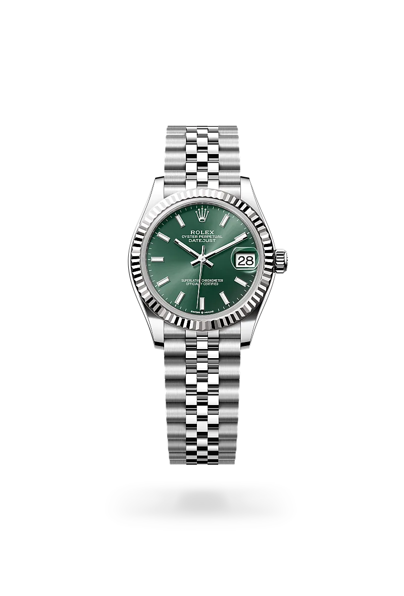 Rolex Datejust 31腕錶白色黃金鋼（蠔式鋼與白色黃金的組合）款，M278274-0018 | 正泰鐘錶