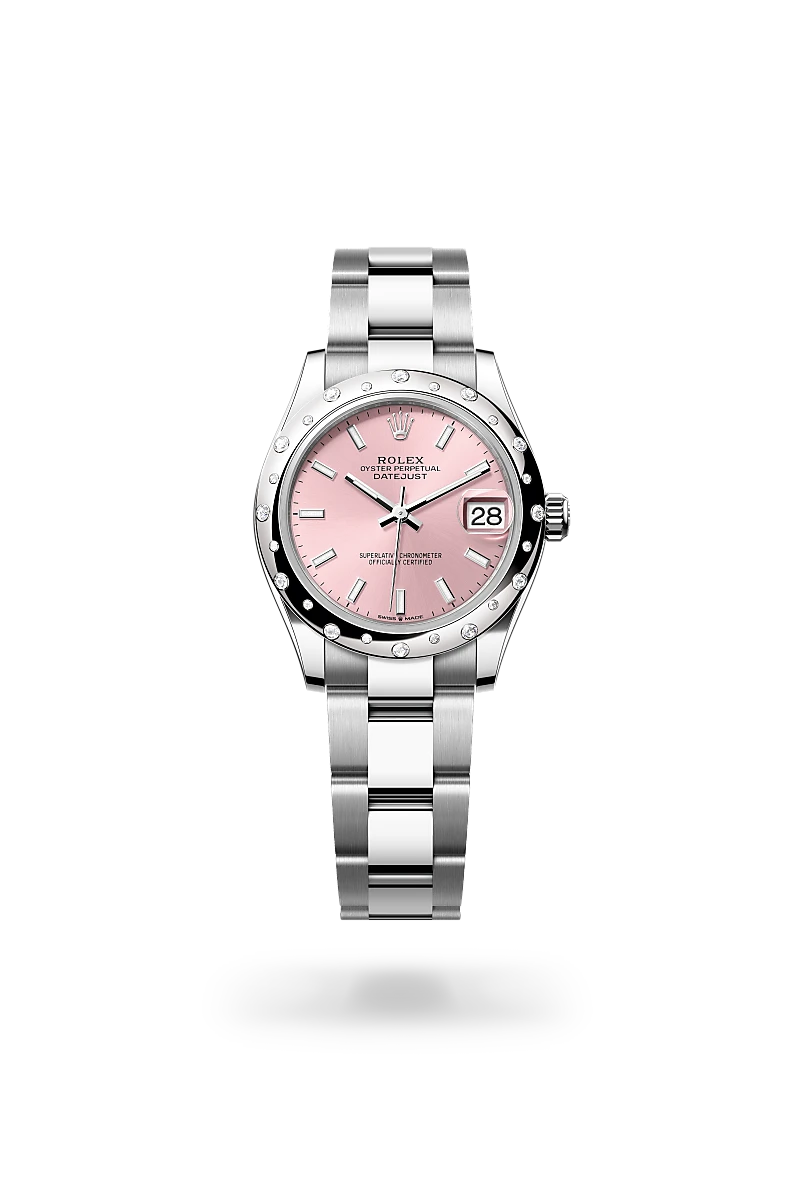 Rolex Datejust 31腕錶白色黃金鋼（蠔式鋼與白色黃金的組合）款，M278344RBR-0015 | 正泰鐘錶