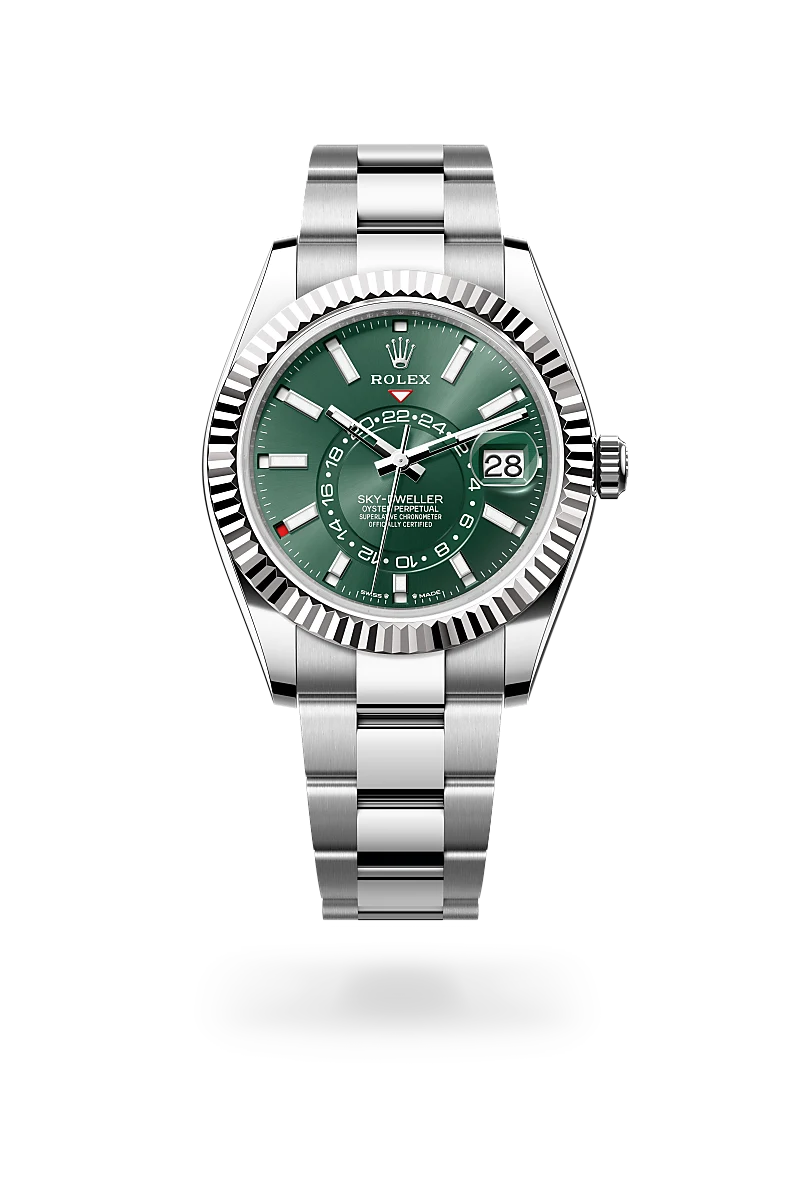 Rolex Sky-Dweller腕錶白色黃金鋼（蠔式鋼與白色黃金的組合）款，M336934-0001 | 正泰鐘錶