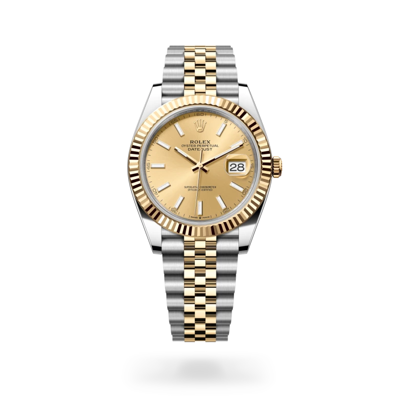 Rolex Datejust 41腕錶黃金鋼（蠔式鋼與黃金的組合）款，M126333-0010 | 正泰鐘錶