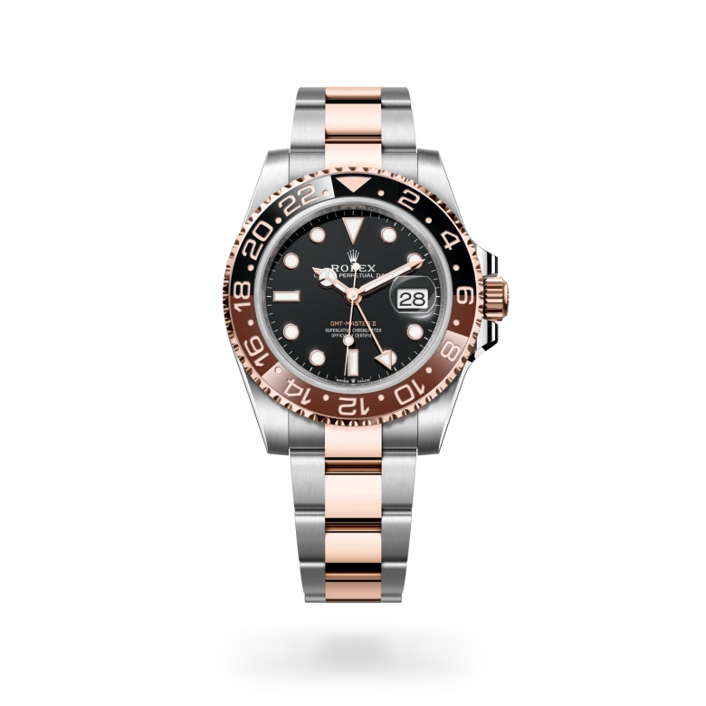 Rolex GMT-Master II腕錶永恒玫瑰金鋼(蠔式鋼與永恒玫瑰金的組合)款,M126711CHNR-0002 | 正泰鐘錶