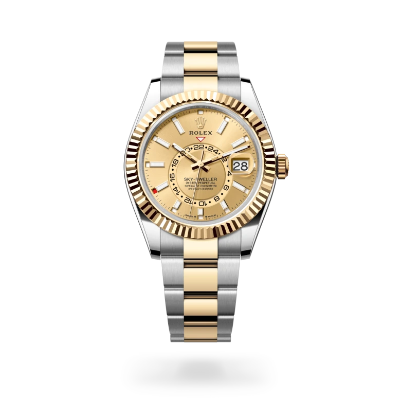 Rolex Sky-Dweller腕錶黃金鋼（蠔式鋼與黃金的組合）款，M336933-0001 | 正泰鐘錶