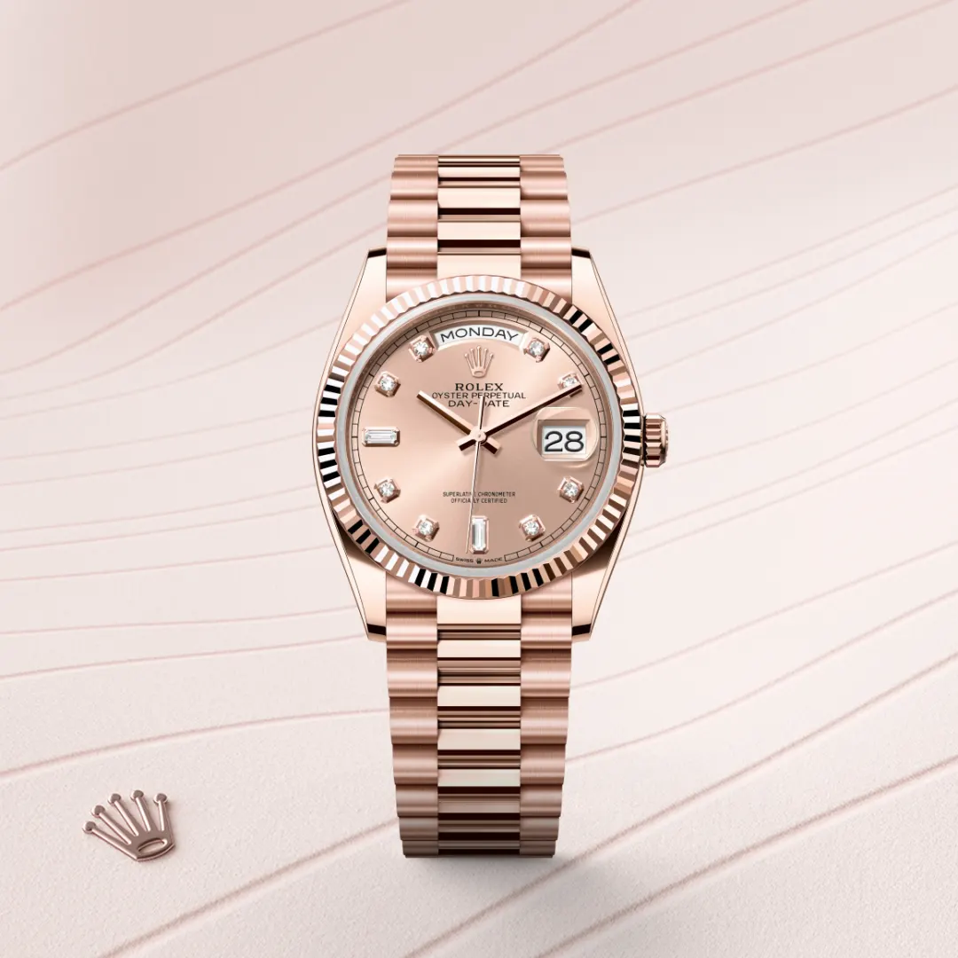 Rolex Day-Date 36腕錶18K永恒玫瑰金款，M128235-0009 | 正泰鐘錶
