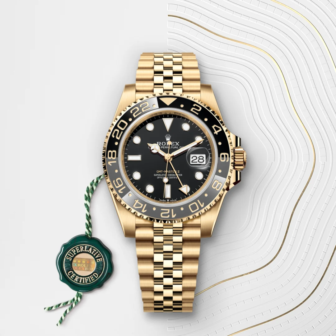 Rolex GMT-Master II腕錶18K黃金款,M126718GRNR-0001 | 正泰鐘錶