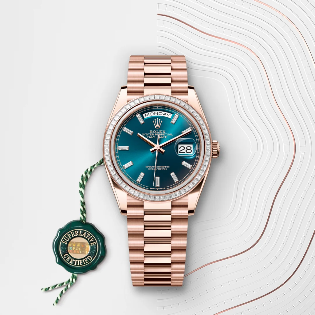 Rolex Day-Date 36腕錶18K永恒玫瑰金款，M128395TBR-0032 | 正泰鐘錶