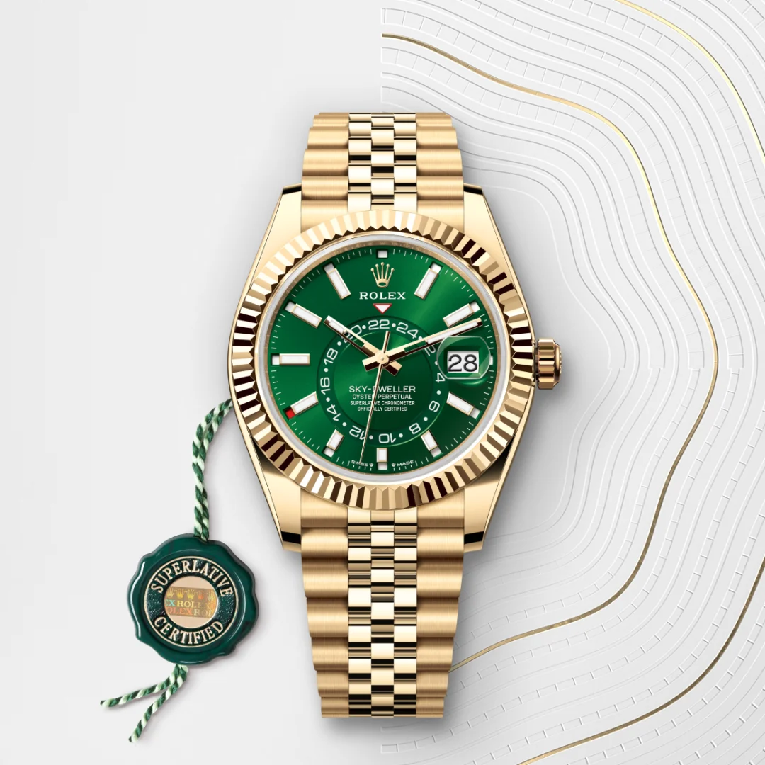 Rolex Sky-Dweller腕錶18K黃金款,M336938-0008 | 正泰鐘錶
