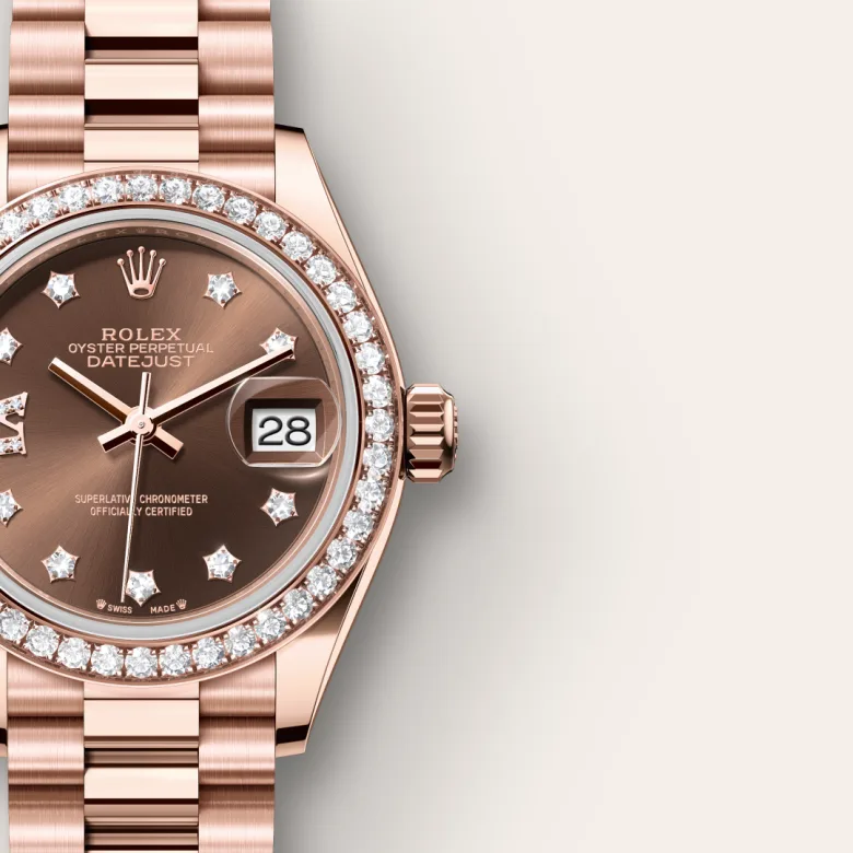 Rolex Lady-Datejust腕錶18K永恒玫瑰金款，M279135RBR-0001 | 正泰鐘錶
