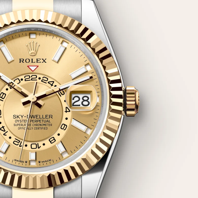 Rolex Sky-Dweller腕錶黃金鋼（蠔式鋼與黃金的組合）款，M336933-0001 | 正泰鐘錶