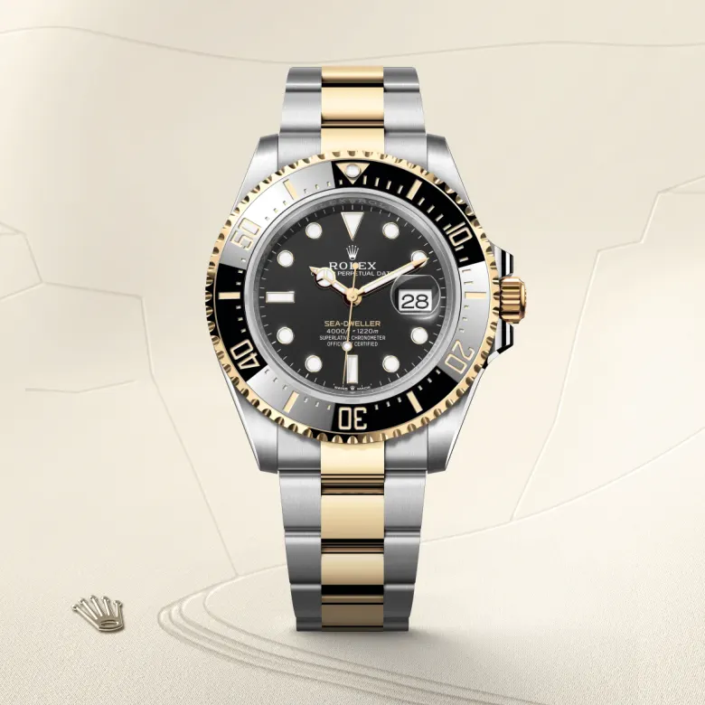 Rolex Sea-Dweller腕錶黃金鋼(蠔式鋼與黃金的組合)款,M126603-0001 | 正泰鐘錶