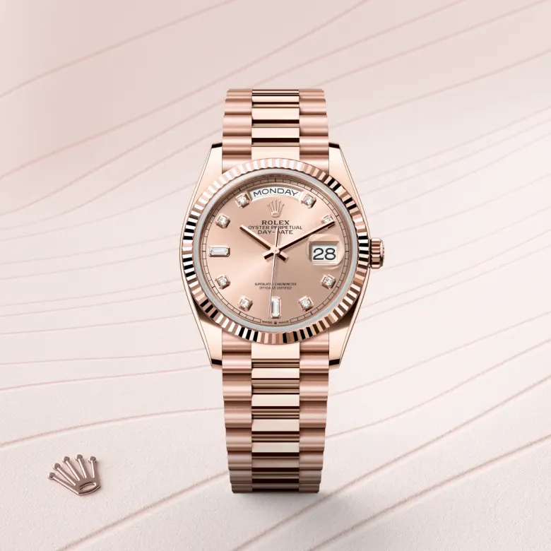 Rolex Day-Date 36腕錶18K永恒玫瑰金款，M128235-0009 | 正泰鐘錶