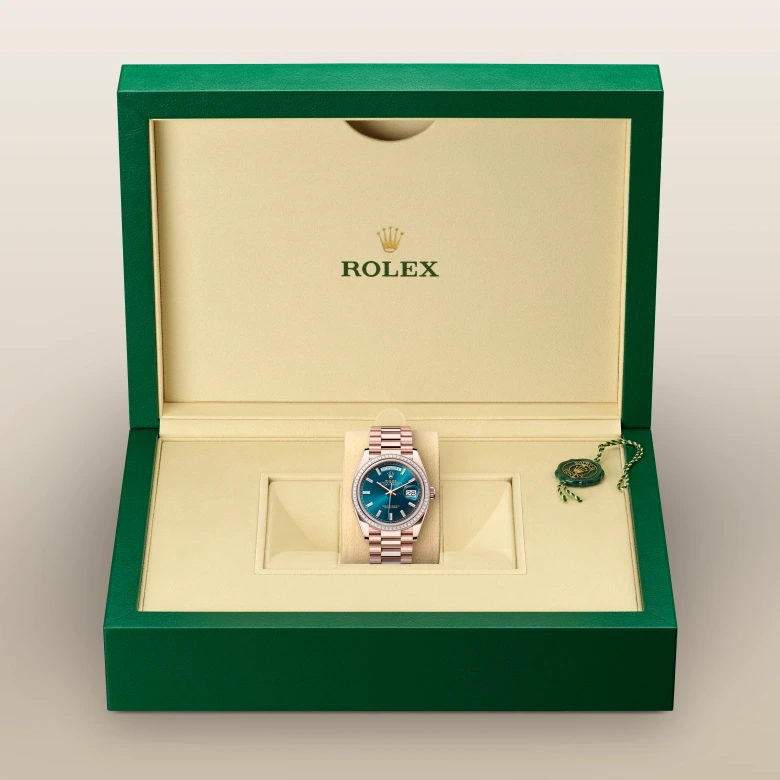 Rolex Day-Date 36腕錶18K永恒玫瑰金款，M128395TBR-0032 | 正泰鐘錶