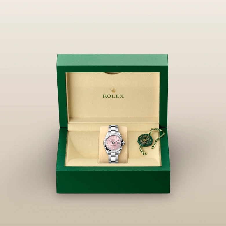 Rolex Datejust 31腕錶白色黃金鋼(蠔式鋼與白色黃金的組合)款,M278344RBR-0021 | 正泰鐘錶