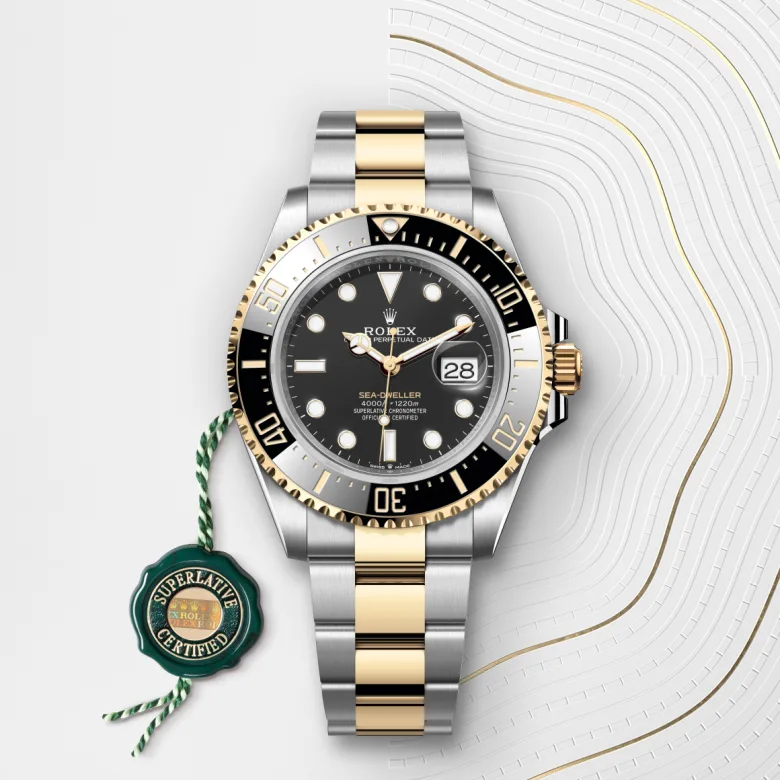 Rolex Sea-Dweller腕錶黃金鋼(蠔式鋼與黃金的組合)款,M126603-0001 | 正泰鐘錶