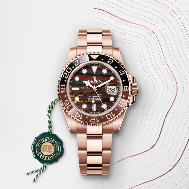 Rolex GMT-Master II腕錶18K永恒玫瑰金款,M126715CHNR-0002 | 正泰鐘錶