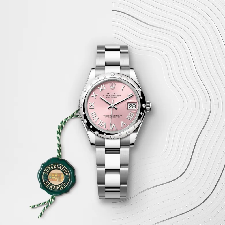 Rolex Datejust 31腕錶白色黃金鋼(蠔式鋼與白色黃金的組合)款,M278344RBR-0021 | 正泰鐘錶