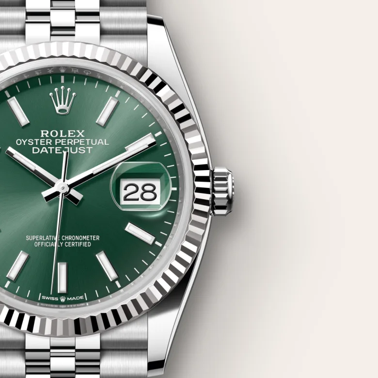 Rolex Datejust 36腕錶白色黃金鋼(蠔式鋼與白色黃金的組合)款,M126234-0051 | 正泰鐘錶