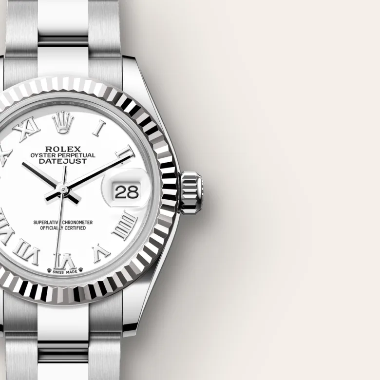Rolex Lady-Datejust腕錶白色黃金鋼（蠔式鋼與白色黃金的組合）款，M279174-0020 | 正泰鐘錶
