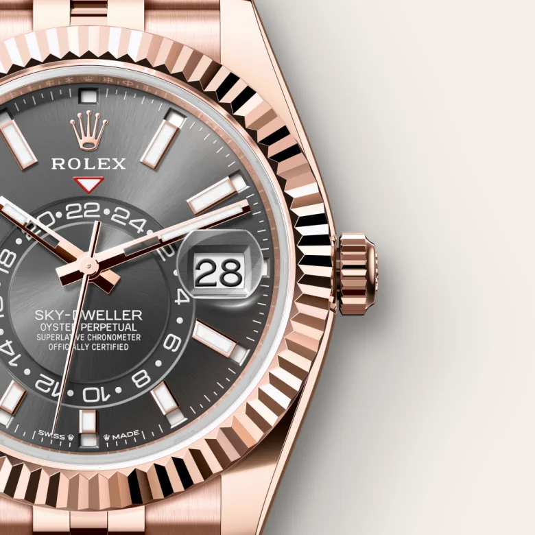 Rolex Sky-Dweller腕錶18K永恒玫瑰金款，M336935-0008 | 正泰鐘錶