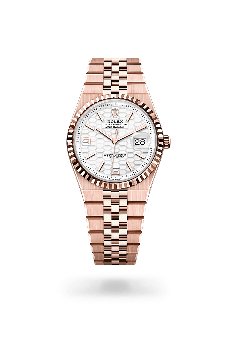 Rolex Land-Dweller 36腕錶18K永恒玫瑰金款，M127235-0001 | 正泰鐘錶