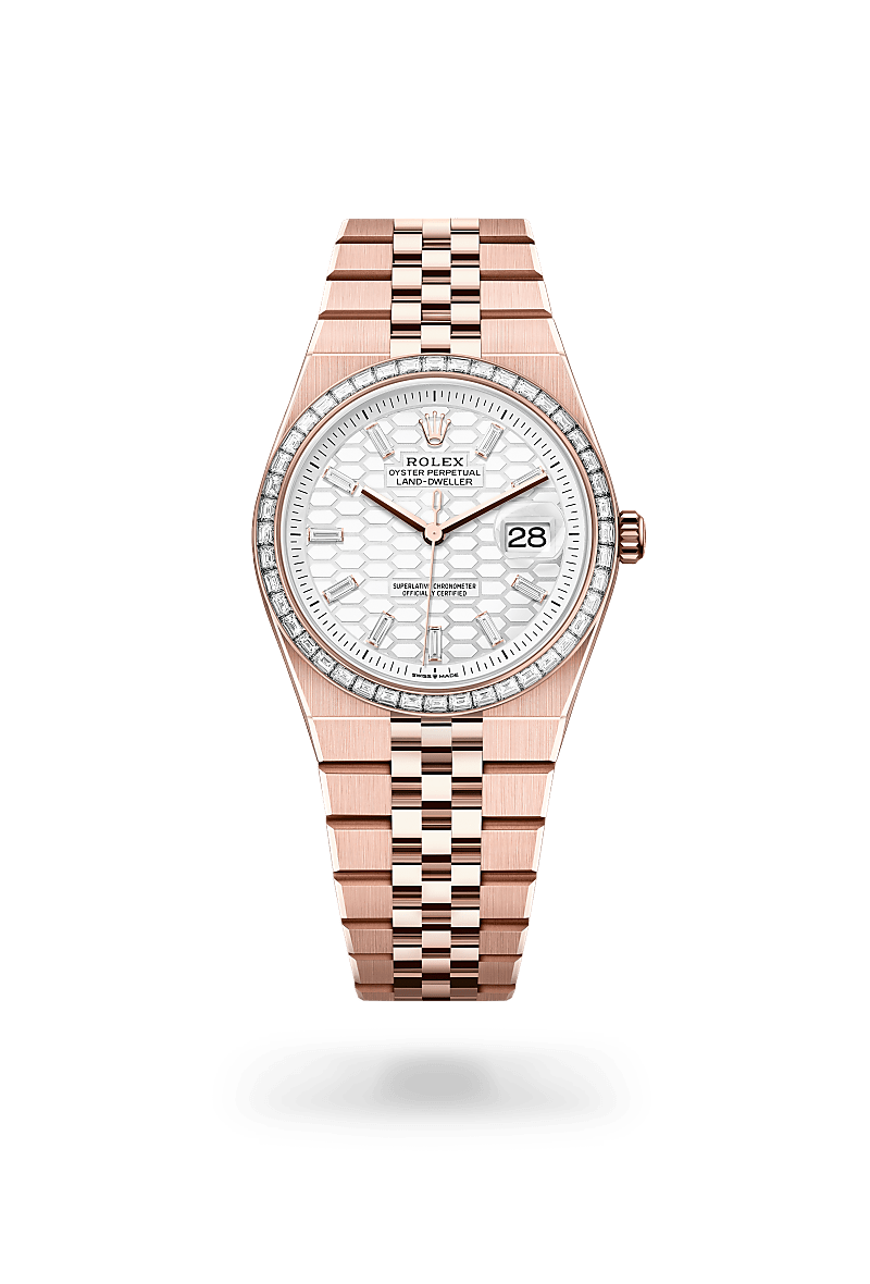 Rolex Land-Dweller 36腕錶18K永恒玫瑰金款，M127285TBR-0002 | 正泰鐘錶