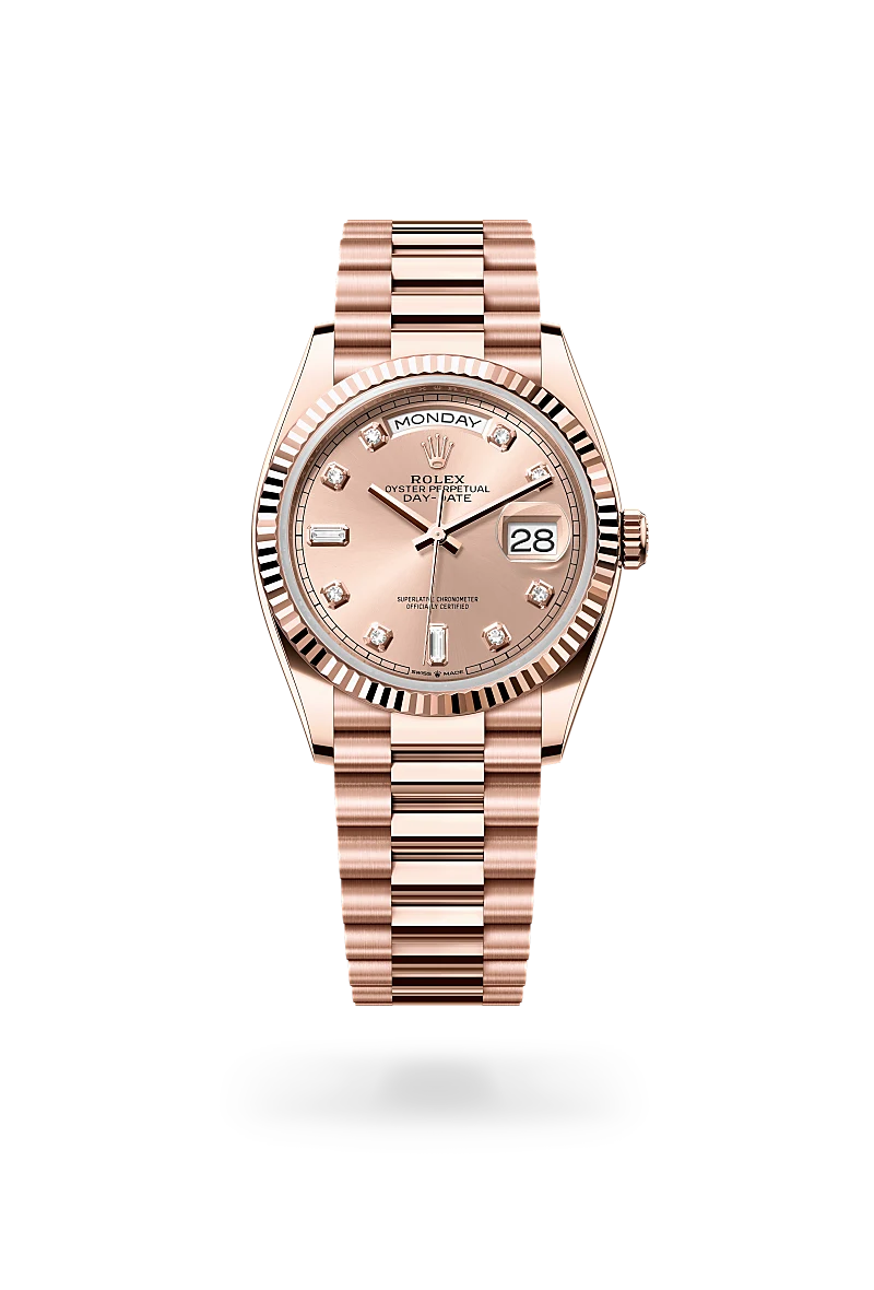 Rolex Day-Date 36腕錶18K永恒玫瑰金款，M128235-0009 | 正泰鐘錶