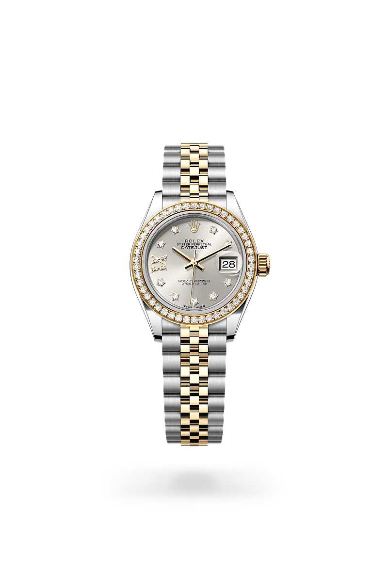 Rolex Lady-Datejust 腕錶 蠔式，28毫米，鑽石、黃金及蠔式鋼，M279383RBR-0003 | 正泰鐘錶